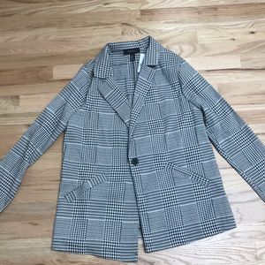 Houndstooth Forever 21 Blazer